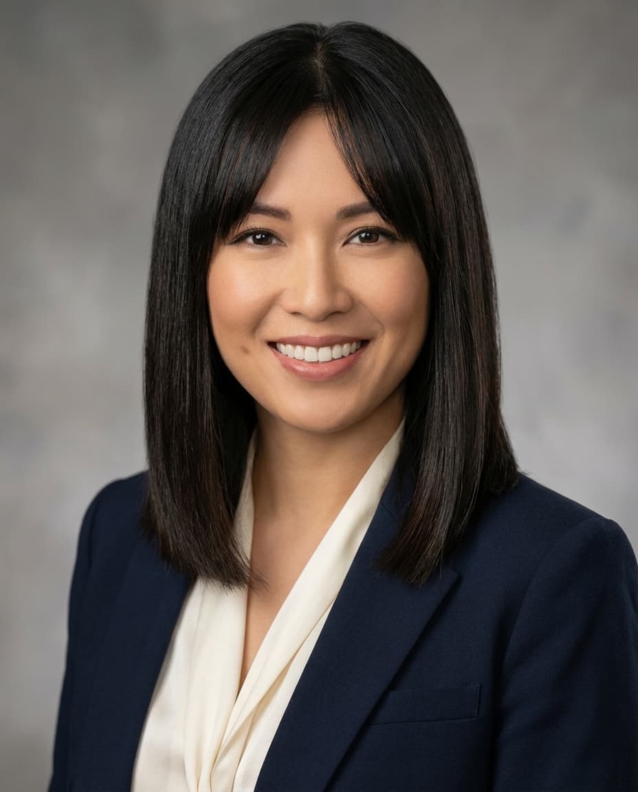 Blunt Cut with Curtain Bangs